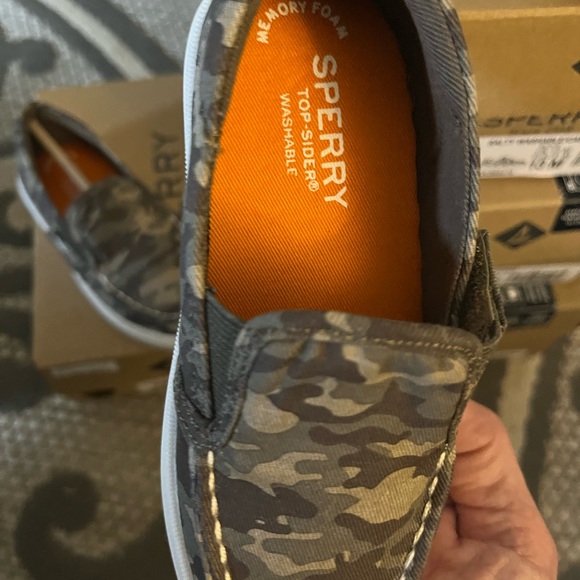 NWT Sperry Salty Jr. Washable/Camo Shoe - Picture 5 of 7
